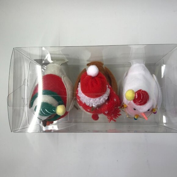 NWT Target Wondershop Featherly Friends fabric birds, set of 3.  Holiday - Picture 4 of 11